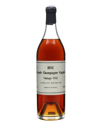Hine 1955 Cognac Landed 1957 Bottled 1982
