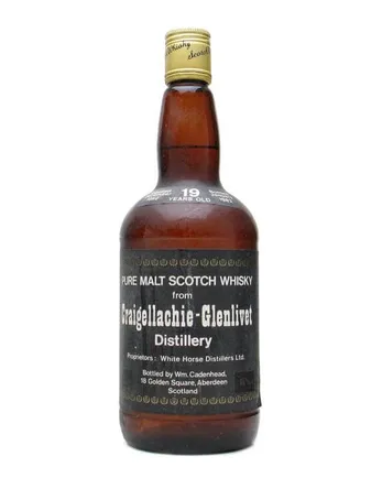 Craigellachie 1962 19 años Dumpy Bottle Cadenhead's