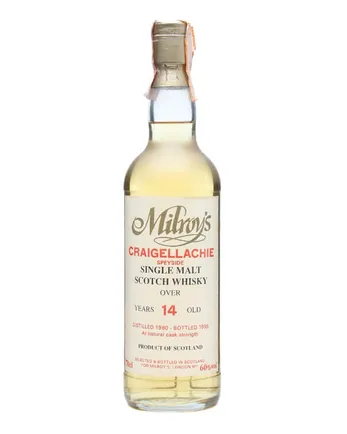Craigellachie 1980 14 años Bottled 1995 Milroy's