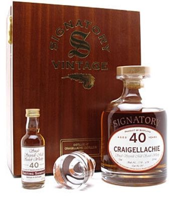 Craigellachie 1962 40 años Signatory