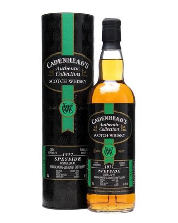 Convalmore 1977 21 años Bottled 1998 Cadenhead's Authentic Collection