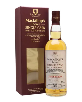 Dalmore 1986 23 años Cask #3098 Mackillop's Mackillop's Choice