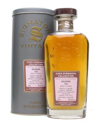 Dalmore 1990 17 años Signatory Cask Strength Collection