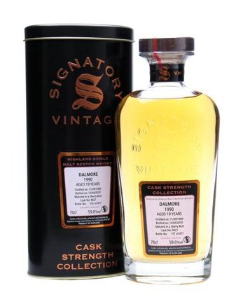 Dalmore 1990 19 años Sherry Butt #9421 Signatory Cask Strength Collection