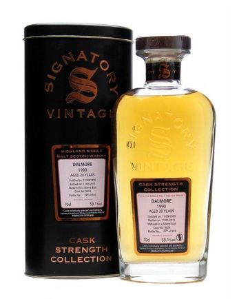 Dalmore 1990 20 años Sherry Butt #9424 Signatory