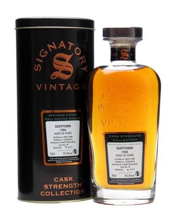 Dufftown 1984 26 años Refill Sherry Butt #79 Signatory Cask Strength Collection