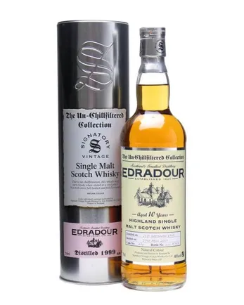 Edradour 1999 10 años Un chillfiltered Signatory