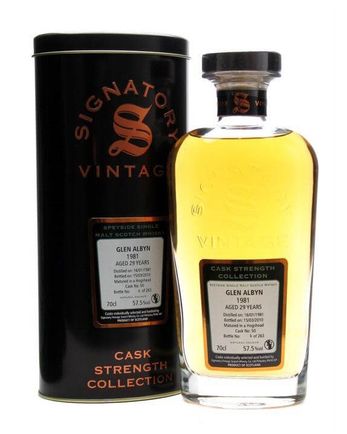 Glen Albyn 1981 29 años Cask #50 Signatory Cask Strength Collection