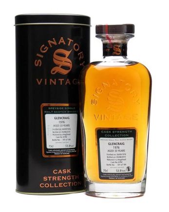 Glencraig 1976 33 años Cask #6782 Signatory Cask Strength Collection