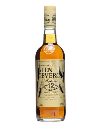 Glen Deveron 12 años Bottled 1980s Yellow Plastic Cap