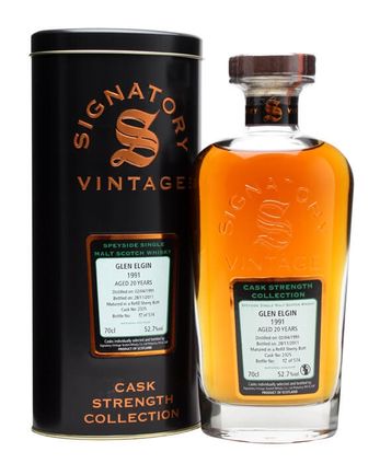 Glen Elgin 1991 20 años Sherry Butt #2325 Signatory Cask Strength Collection
