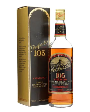 Glenfarclas 8 años '105' Bottled 1980s
