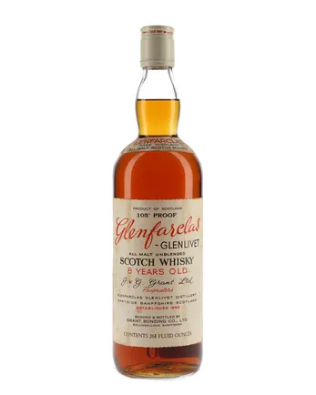 Glenfarclas 8 años Bottled 1970s 75cl