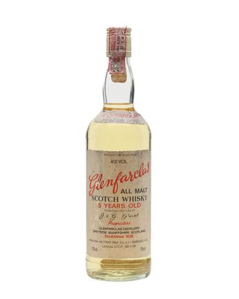 Glenfarclas 1976 5 años Tall Bottled 1980s