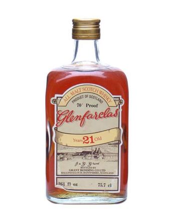 Glenfarclas 21 años Bottled 1970's