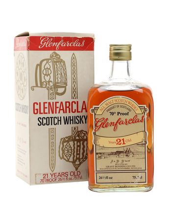 Glenfarclas 21 años Bottled 1970s 75cl
