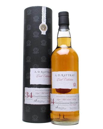 Glenglassaugh 1973 34 años Bourbon Cask Dewar Rattray Cask Collection