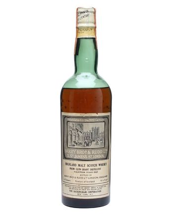Glen Grant 14 años Bottled 1930s US Import Berry Bros & Rudd