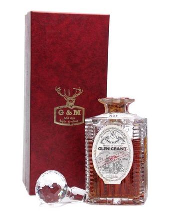 Glen Grant 1936 50 años Crystal Decanter Gordon & Macphail
