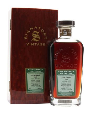 Glen Grant 1965 40 años Sherry Butt Signatory