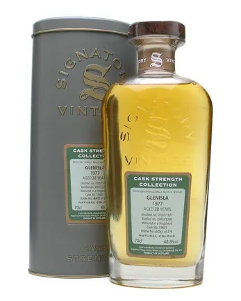 Glenisla 1977 28 años Signatory