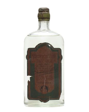 Bols Silver Top Dry Gin Late Bottled 1940s