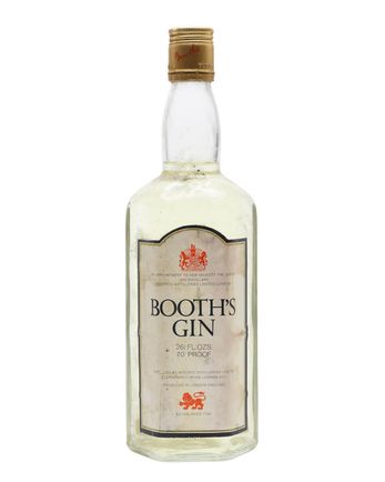 Booth's Dry Gin Bottled 1970s