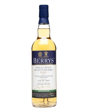 Glenlossie 1992 20 años Cask #3464 Berry Bros and Rudd