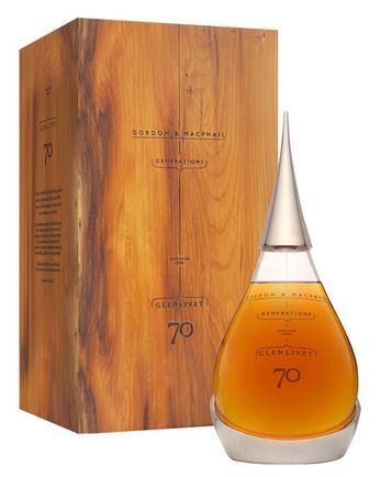 Glenlivet 1940 70 años Tear Decanter 2nd Edition Gordon & Macphail