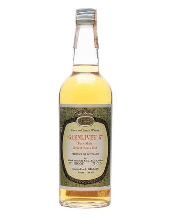 Glenlivet K Pure Malt 8 años Hatch Mansfield Independent Bottling