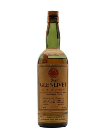 Glenlivet 12 años Bottled 1930s