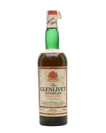 Glenlivet 12 años Bottled 1970s