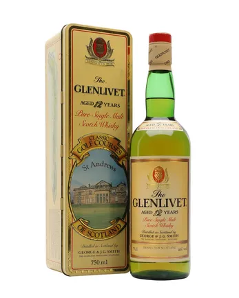 Glenlivet 12 años St. Andrews Tin