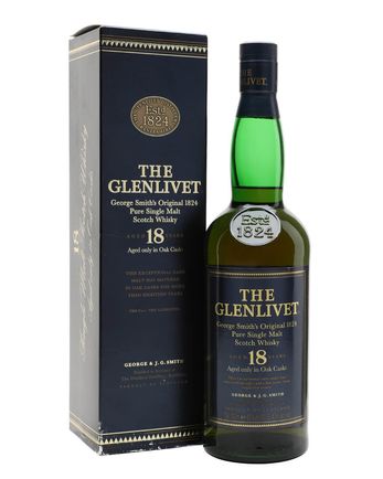 Glenlivet 18 años Bottled 1990s