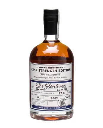 Glenlivet 1992 16 años Cask Strength Edition 57.8
