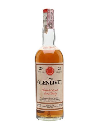 Glenlivet 20 años Baretto Import