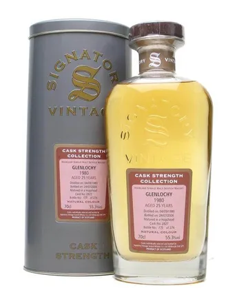 Glenlochy 1980 25 años Signatory Cask Strength Collection