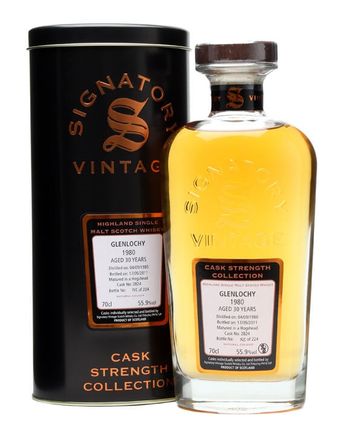 Glenlochy 1980 30 años Cask #2824 Signatory Cask Strength Collection