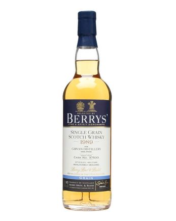 Girvan 1989 22 años Cask #37533 Berry Bros & Rudd