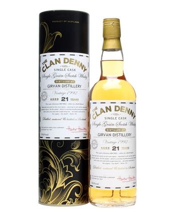 Girvan 1992 21 años Cask #HH9451 Clan Denny