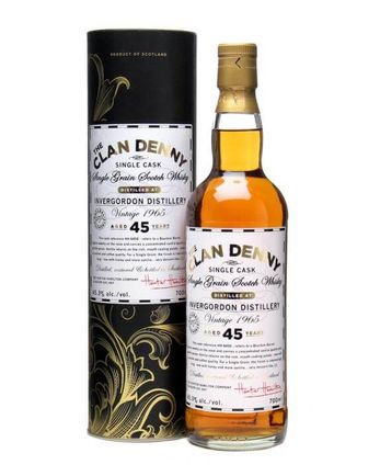 Invergordon 1965 45 años Bourbon Barrel #6456 Clan Denny