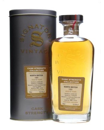 North British 1991 17 años Californian Sherry Cask Signatory