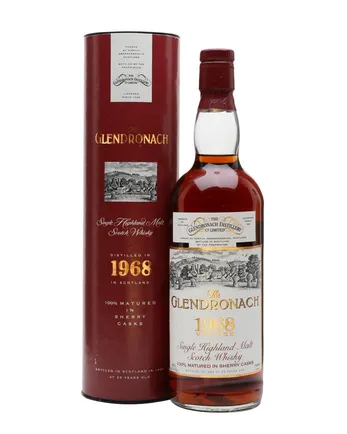 Glendronach 1968 25 años Sherry Cask