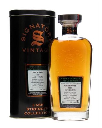 Glenrothes 1989 21 años Cask #24380 Signatory
