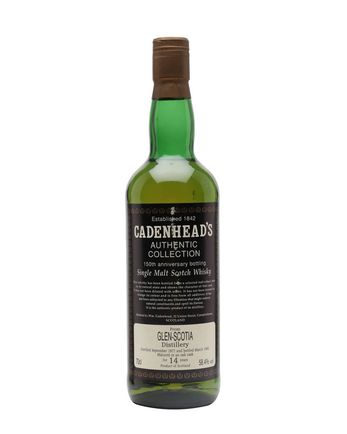Glen Scotia 1977 14 años Cadenhead's 150th