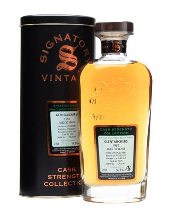 Glentauchers 1981 30 años Cask #1049 Signatory Cask Strength Collection