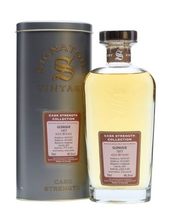Glenugie 1977 30 años Signatory Cask Strength Collection