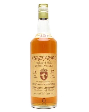Glenury Royal 12 años Bottled 1970s