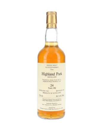 Highland Park 1962 24 años Independent Bottling