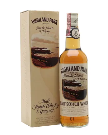 Highland Park 8 años Bottled 1970's